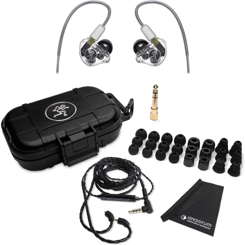MACKIE MP-320 in-ear hörlurar med keepdrum duk