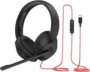 Generic Trådbundet USB-headset med dubbla mikrofoner ENC