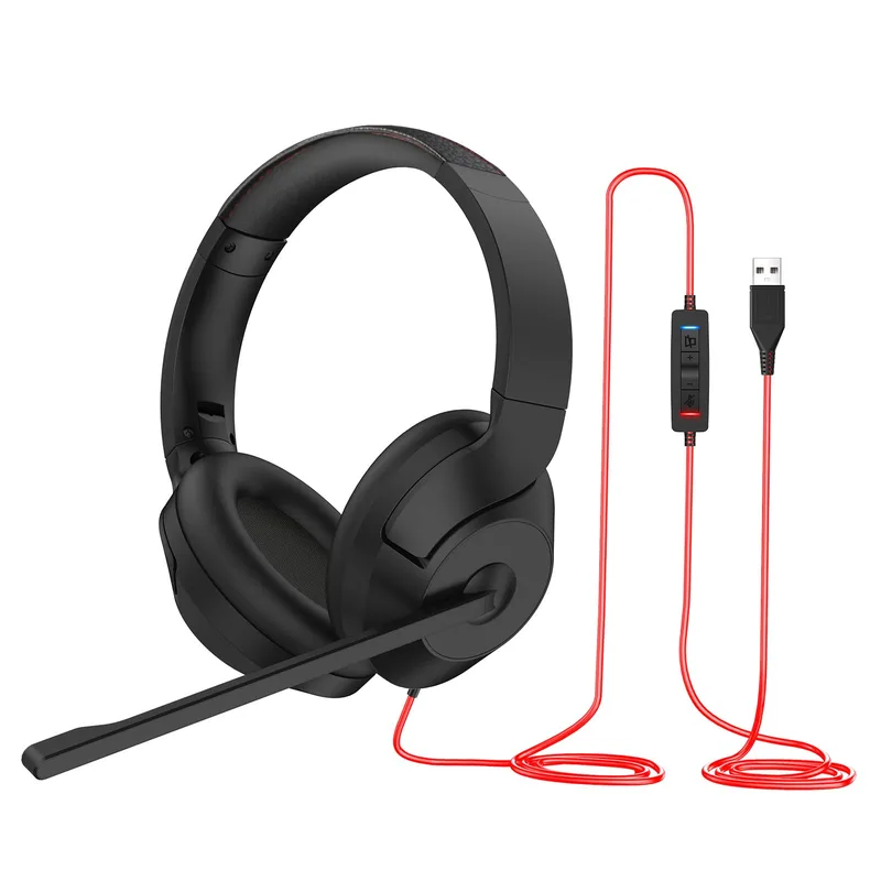 Generic Trådbundet USB-headset med dubbla mikrofoner ENC