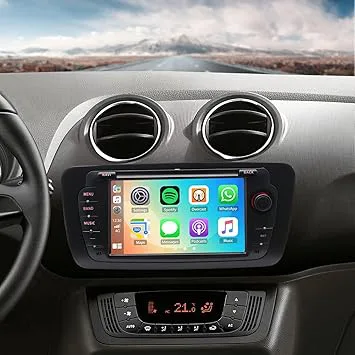 7 tums Android 14 bilradio för Seat Ibiza 2009–2013