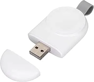 Generic Trådlös USB-Laddare Magnetisk Bärbar för IWatch 1 Till 7-serien Trådlös Laddare för Resor eller Affärsresa ABS-plastmaterial (Grå)