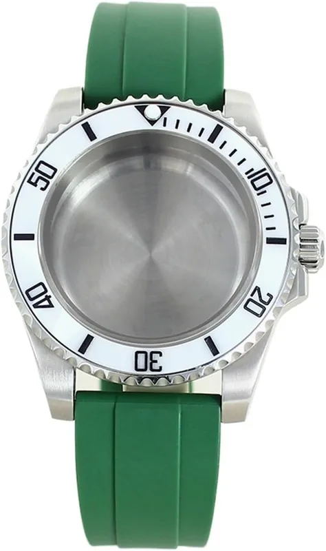 1st vattentät 40 mm klockfodral 316L rostfritt stål