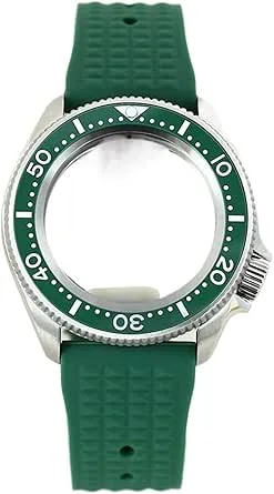 1st 10ATM Dyk 38 mm klockfodral Safirglas for SKX013 NH35 NH36 NH38 NH34 rörelse 28,5 Urtavla Keramisk ram 120 klick