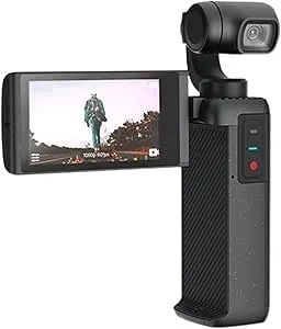 YFDGD Pocket Gimbal Camera Supervidvinkel stor skärm