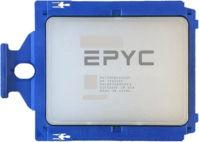 EPYC 7551P N 2,0 GHz 32-kärnig 64-gängad CPU-processor 180 W PS755PBDVIHAF uttag SP3 men utan kylare