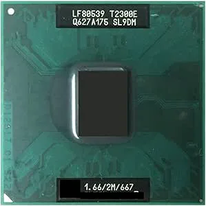 c Duo T2300E SL9JE SL9DM 1,6 GHz dubbelkärnig processorprocessor med dubbla trådar 2 m 31 W uttag M/MPGA478MT