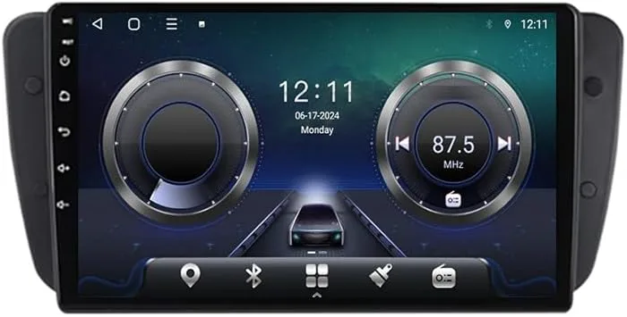 Android 15 bilspelare radio 9 tums pekskärmsradio för Seat lbiza MK4 6J 2009-2016