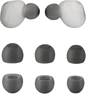 6 st öronproppar silikon hörlurar för Sony WF-1000XM6 ersättningsörontoppar skydd gummi öronkuddar lock kudde öronproppar hörlurar tillbehör – S/M/L