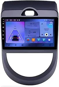 Bil Multimedia Spelare Android15 4 Core Wifi 1G+32G för Kia Soul AM 2008-2011 Bluetooth CarPlay Navigering
