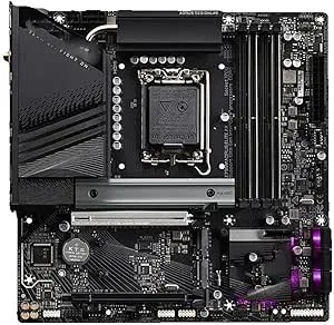 datormoderkort Fit For GIGABYTE Z790M AORUS ELITE AX DDR5 WIFI 6E Z790 Kortplatser Micro ATX Stöder 14:e generationens, 13:e generationens, 12:e generationens Intel Core 6 LGA1700