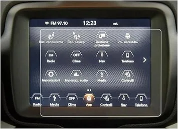 Skärmskydd För Bilnavigering För Jeep För Renegade 7-tums Eller 8,4-tums Interiör Bil GPS-navigering Anti-reptillbehör Skärmskyddsfilm Av Härdat Glas(8.4 inch)