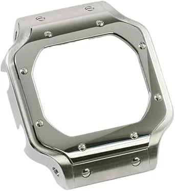 Modifierad metallboett/armband i rostfritt stål, lämplig for Casio Small Square GW-B5600DW(Silver case)