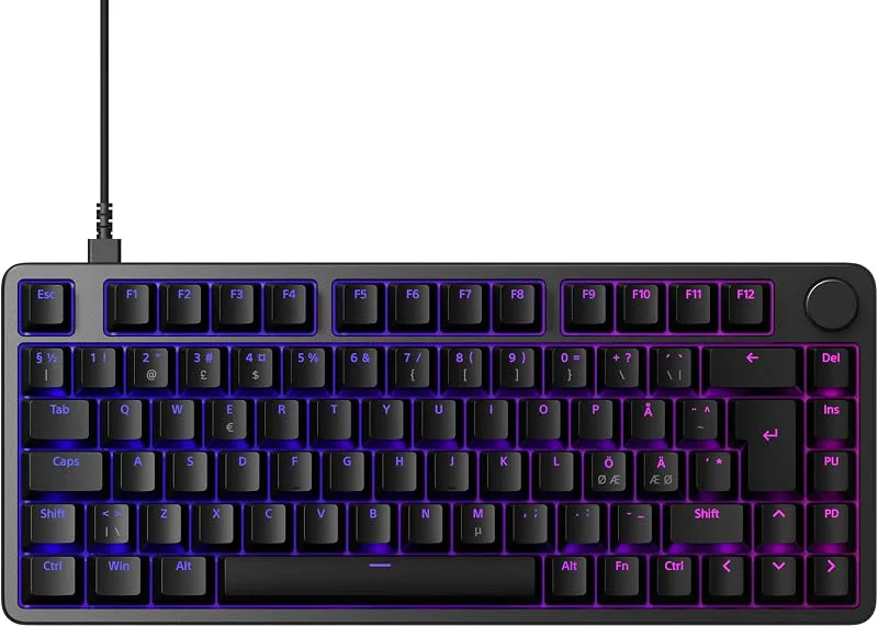 Sony INZONE KBD-H75 Gamingtangentbord – Rapid Trigger, magnetiska brytare, justerbar aktivering, 75% TKL, 8000 Hz pollin