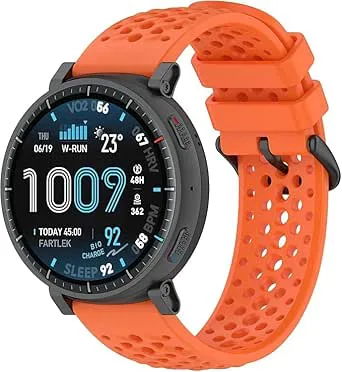 Silikonremmar för Amazfit Active Max Active Strap, justerbart ersättningsarmband silikon sportband för Amazfit Active Max Smartwatch, One Size, Silikon