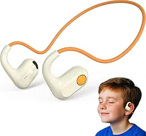 ANCwear Barn öppna ear-hörlurar, trådlösa Bluetooth 5.4 sporthörlurar, 17 g lätt, IPX6 vattentät, 24 timmars speltid för barn och elever