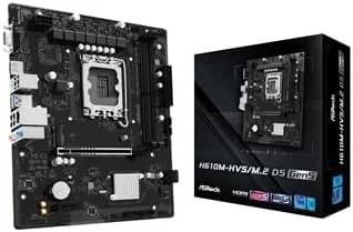 ASRock H610M-HVS/M.2 D5 GEN5 Intel 1700 uttag moderkort Micro-Atx 2X Ddr5 Slo