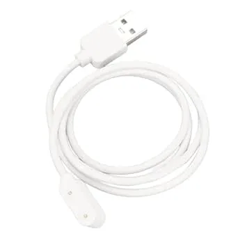 EIMSOAH Bärbar Smartwatch-laddare USB-klocka Laddningskabel Sladd för 6 7 Band 6 7 for ES Watch, Effektiv Laddning för Smarta Armband (Vit)