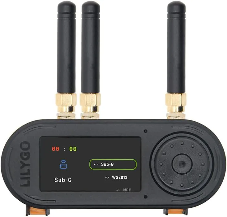 LILYGO T-Embed CC1101 Plus ESP32-S3 mikrofon TTGO utvecklingskort med 1,9 tum ST7789V IPS TFT LCD extern antennversion