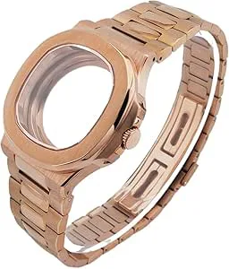 41 mm klockfodral Rem Passar for NH35 NH70 NH72 PP Safirkristall 904L Rostfritt stål 29,5 Urtavla