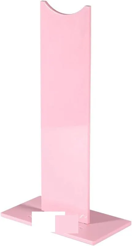 Hörlursställ, rosa och svart