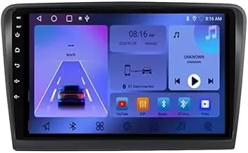Trådlös Carplay-skärm Bilradio för Skoda Superb 2 Apple CarPlay Android Auto GPS-navigering Röststyrning 8 Core Wifi 4G+64G