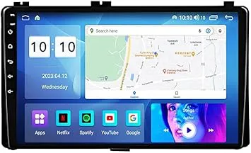 OTA Uppdatering Röststyrning Mirror Link för Toyota Corolla 11 Auris E180 2017 2018 Android 15 Bärbar Bilradio 9 Tum Trådlös Carplay Android Auto