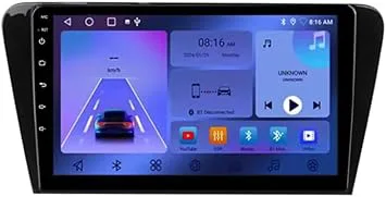 Trådlös Carplay-skärm Bilradio för Skoda Octavia 3 Apple CarPlay Android Auto GPS-navigering