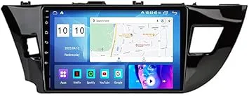 OTA Uppdatering Röststyrning Mirror Link för Toyota Corolla 11 Auris 2012-2016 Android 15 Bärbar Bilradio 9 Tum Trådlös Carplay Android Auto,4 Core Wifi 1G+32G