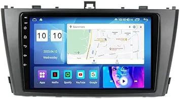 OTA Uppdatering Röststyrning Mirror Link för Toyota Avensis 2008-2015 Android 15 Bärbar Bilradio 9 Tum Trådlös Carplay Android Auto,4 Core Wifi 1G+32G
