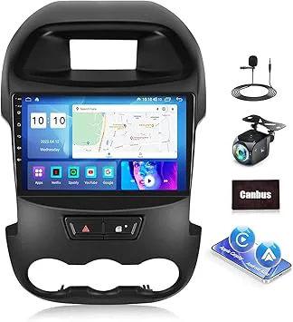 Android 15 Bärbar Bilradio för Ford Ranger 2011-2015