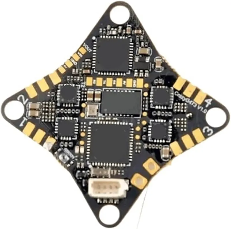 5in1 AIO FC: HappyModel CrazyG473 Inbyggd ELRS & 5.8G VTX, for 65 mm 1S Micro Whoops & Tiny Drone