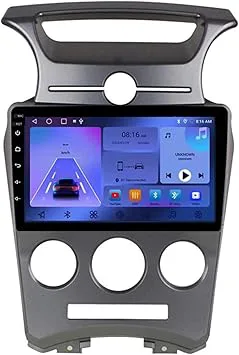 Bilradio Trådlös Carplay & Android Auto för KIA Carens GPS-navigering Röststyrning Skärm 4 Core Wifi 2G+32G,A-2007-2011