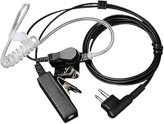 2 Pin Mic PPT Air Akustisk Tube In-ear Earpiece M Typ Passar for Motorola GP2000 GP68 Radio Walkie Talkie GP88 CT150 P040 Headset