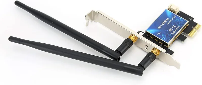 FILFEEL LAN-kort EP9619 600M Dual Band PCIE-adapter med Externa Antenner för Höghastighetsanslutning Till Internet