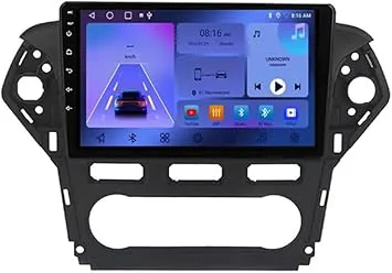 Trådlös Carplay & Android Auto Skärm för Ford Mondeo Bilradio GPS-navigering Röststyrning 4 Core Wifi 1G+32G,2010-2014