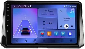 Trådlös Carplay & Android Auto Skärm för Toyota Corolla 11 Auris E180 12 Bilradio GPS-navigering Röststyrning 4 Core Wifi 1G+32G,2018-2023