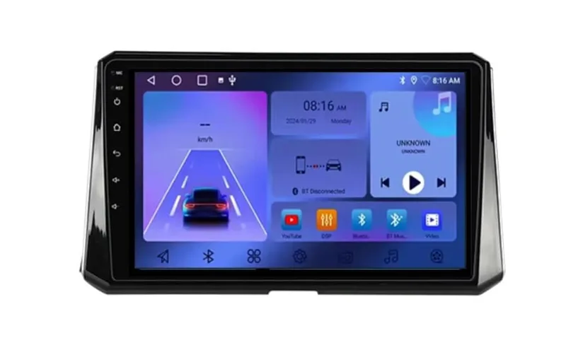 Trådlös CarPlay och Android Auto-skärm för Toyota Corolla 11, Auris E180 12, 1G+32G, 2018-2023