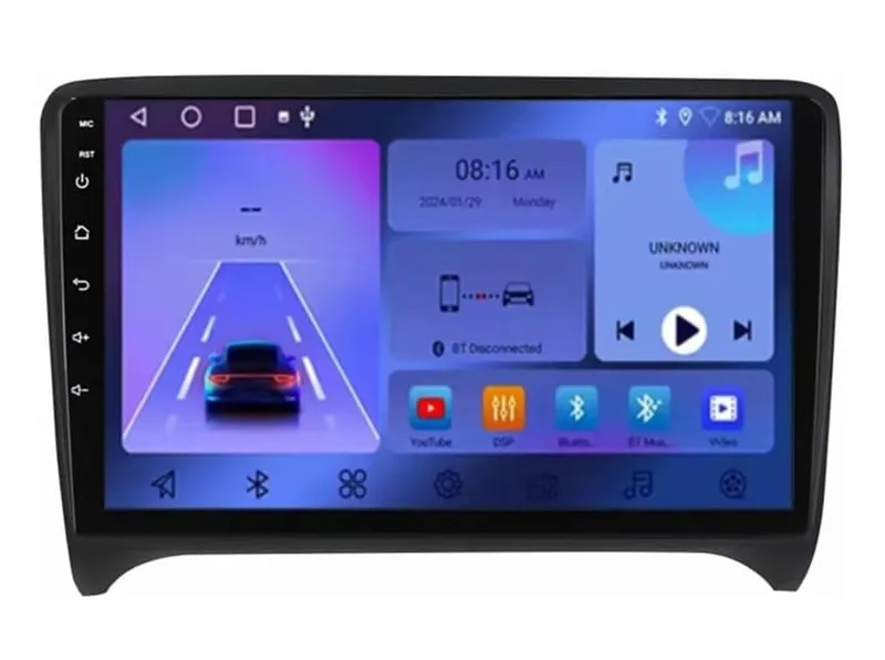 Trådlös CarPlay-skärm för Audi TT RS, Android Auto, 2G+32G