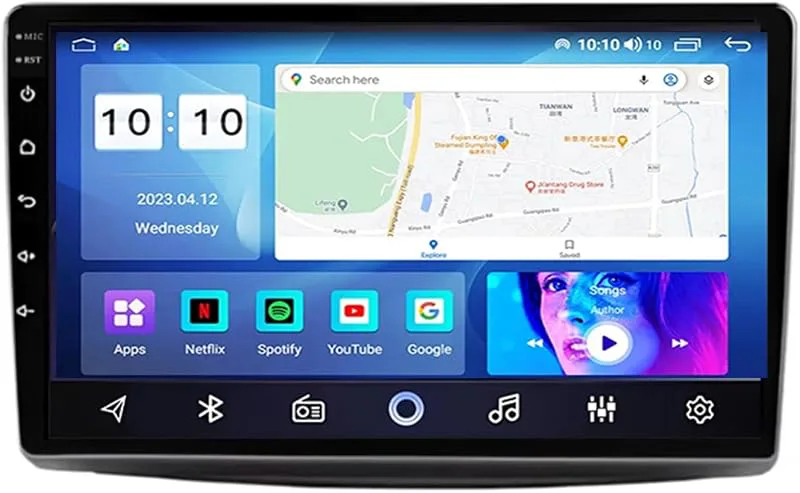 OTA Uppdatering Röststyrning Mirror Link för Alfa Romeo Mito 955 2008-2016 Android 15 Bärbar Bilradio 9 Tum Trådlös Carplay Android Auto