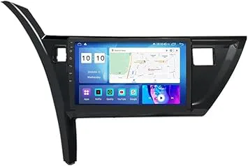 OTA Uppdatering Röststyrning Mirror Link för Toyota Auris Hybrid 2013-2016 Android 15 Bärbar Bilradio 9 Tum Trådlös Carplay Android Auto,4 Core Wifi 1