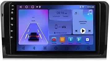 Trådlös Carplay & Android Auto Skärm för Benz W164 ML GL Bilradio GPS-navigering Röststyrning 4 Core Wifi 1G+32G