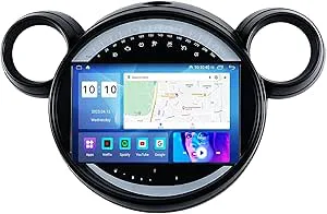 OTA Uppdatering Röststyrning Mirror Link för Mini Cooper R56 R60 2007-2014 Android 15 Bärbar Bilradio 9 Tum Trådlös Carplay Android Auto,4 Core Wifi 2G+32G