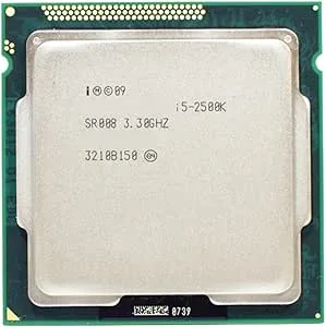 I5 2500K-processor, 4 kärnor, 3,3 GHz