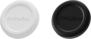 Silikonlinsskydd för Insta360 GO 3S, repsäkert skyddshölje, mjuk passform kameralinsskydd, svart och vit