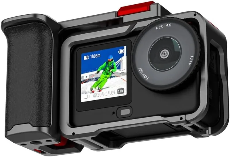 Aluminium legering bur och handtag kit för DJI Osmo Action 6