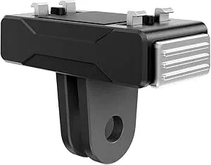 snabbfrigörande adapterbas för Insta360 Pro 2/X5, aluminiumlegering kameramonteringsfäste, kompakt svart tillbehör