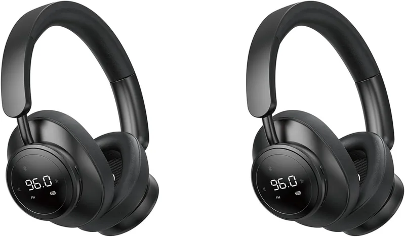 Trådlösa Headset-Hörlurar med Mikrofon