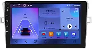 Trådlös Carplay-skärm Bilradio för Toyota Verso E'z Apple CarPlay Android Auto GPS-navigering Röststyrning 8 Core Wifi 4G+64G