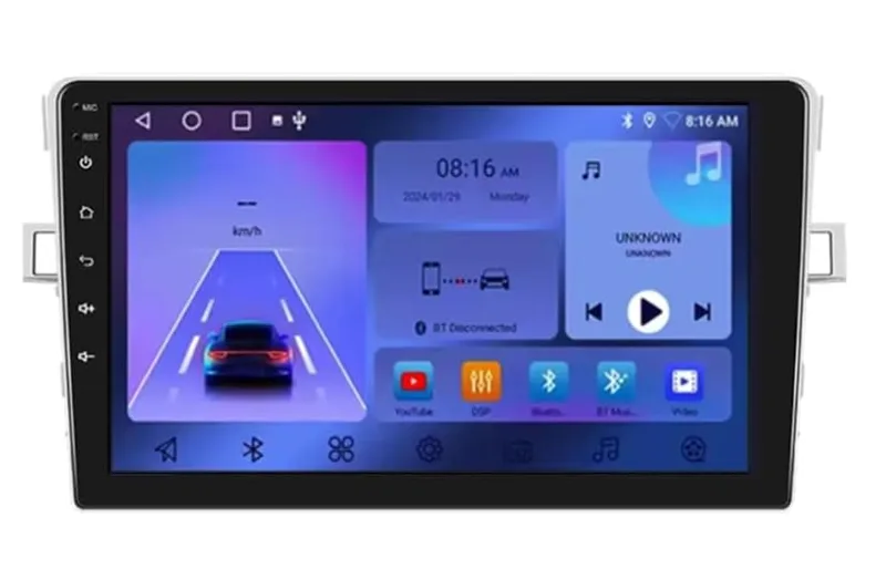 Trådlös CarPlay-bilradio för Toyota Verso E'z, 9 tum, 4G+64G
