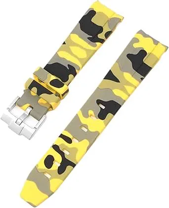 SAAWEE För Omega Swatch MoonSwatch böjd ände silikongummiarmband herr dam sportklocka bandtillbehör